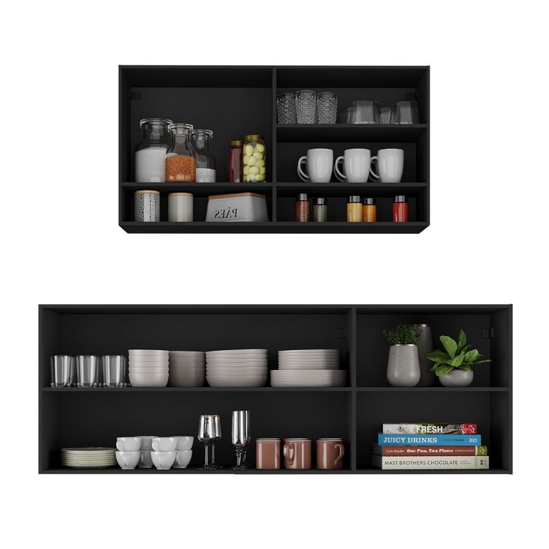 kit-armario-cozinha-aereo-105cm-com-aereo-150cm-veneza-multimoveis-mp2291-preto-dourado