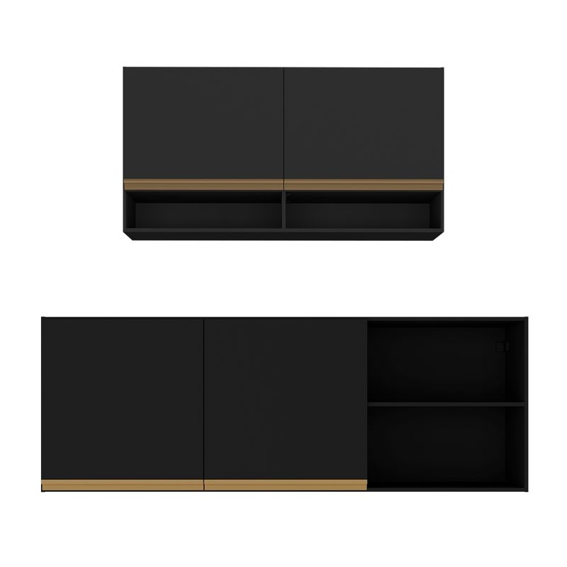 kit-armario-cozinha-aereo-105cm-com-aereo-150cm-veneza-multimoveis-mp2291-preto-dourado