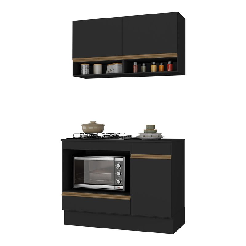 armario-cozinha-modulada-compacta-105cm-com-balcao-para-cooktop-e-rodape-veneza-multimoveis-mp2294-preto-dourado