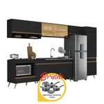 cozinha-modulada-completa-compacta-6-pcs-com-balcao-para-cooktop-veneza-multimoveis-mp2276-preto-dourado