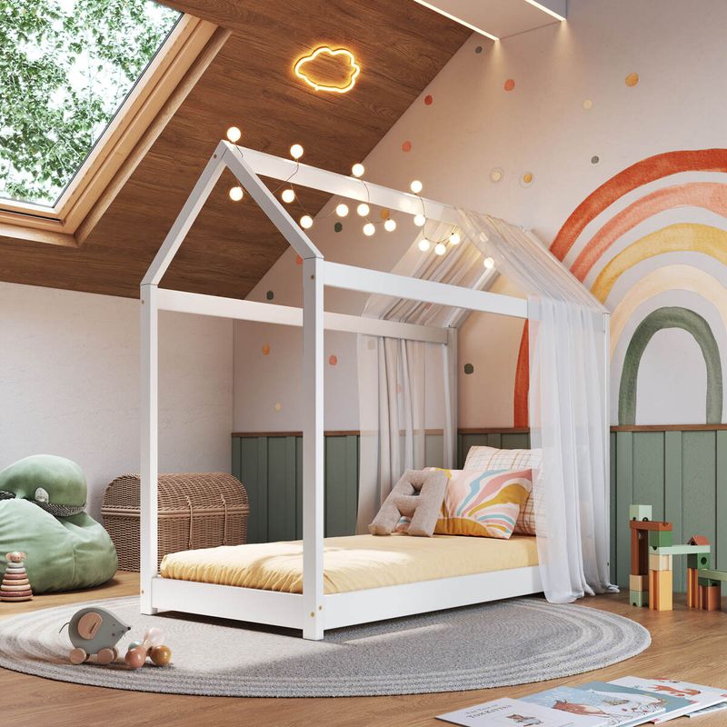 mini-cama-montessoriana-madeira-macica-para-colchao-150x70cm-aurora-multimoveis-cr35387-branco