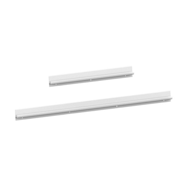 Kit 2 Puxadores para Balcão de Cozinha 105cm Veneza Multimóveis MP2305 Branco