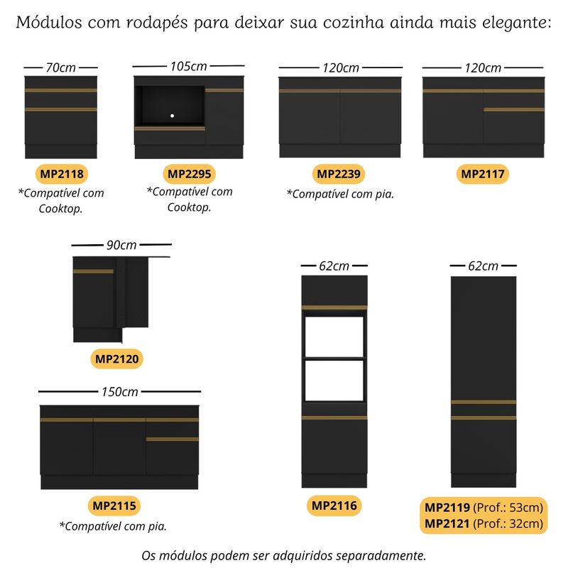 kit-4-puxadores-49-3cm-para-balcao-cozinha-150cm-veneza-multimoveis-mp3086-preto