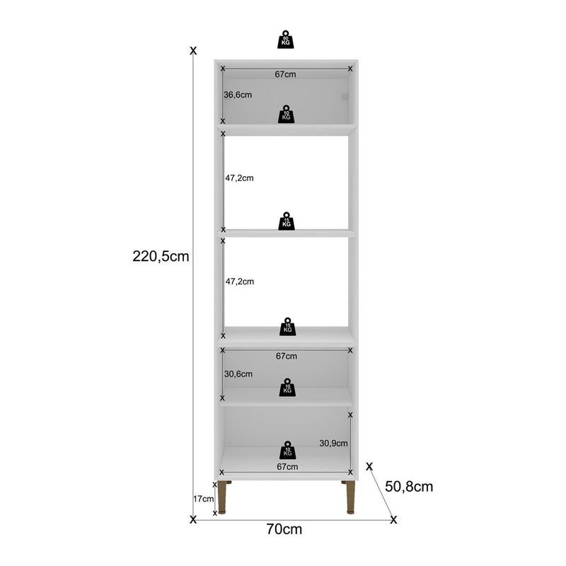 paneleiro-de-cozinha-americana-para-forno-e-micro-ondas-70cm-3-portas-multimoveis-cr20490-branco