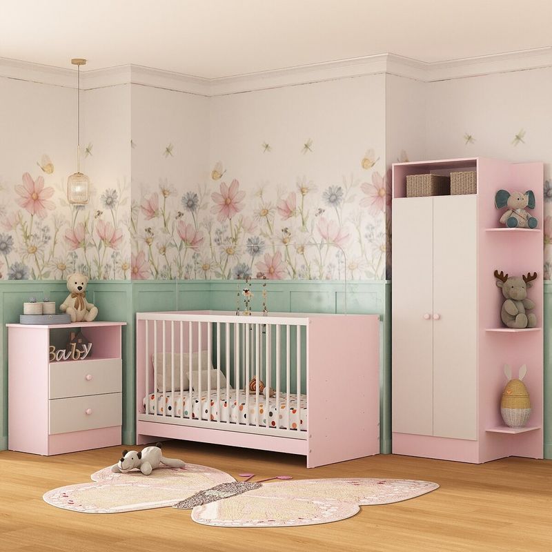 jogo-de-quarto-infantil-trevalla-moveis-pom-pom-3-pecas-rosa-branco