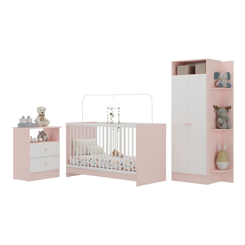 jogo-de-quarto-infantil-trevalla-moveis-pom-pom-3-pecas-rosa-branco